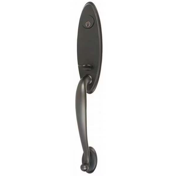 Flat Black Handleset 4401HECUS19RH, EMTEK, Mfr# 4401HECUS19RH
